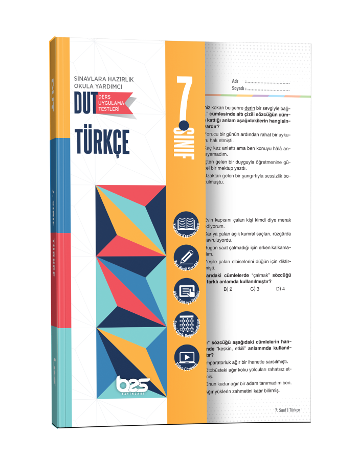 BES DUT 07.SINIF UYGULAMA TESTİ TÜRKÇE - 2025-26